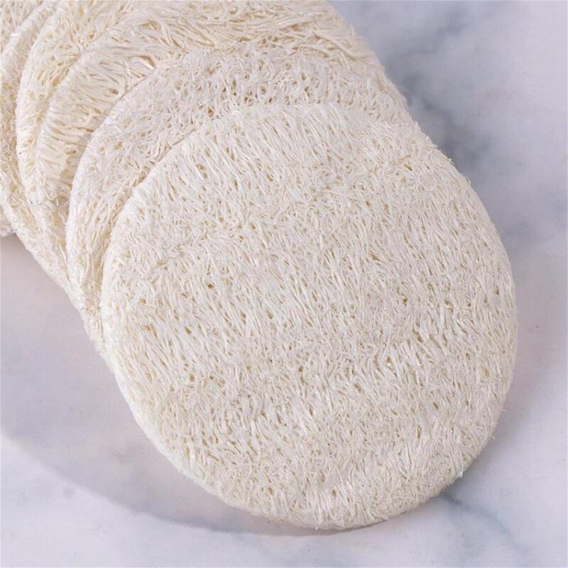 10pcs Loofah Sponge Exfoliating Face Pads, Facial Body Scrubbers Pad, Loofah Pads for Shower, Exfoliating Face & Body Wash Pads, Shower Exfoliating Bath Body Sponge Pads, Back Scrubber Body Wash Pads