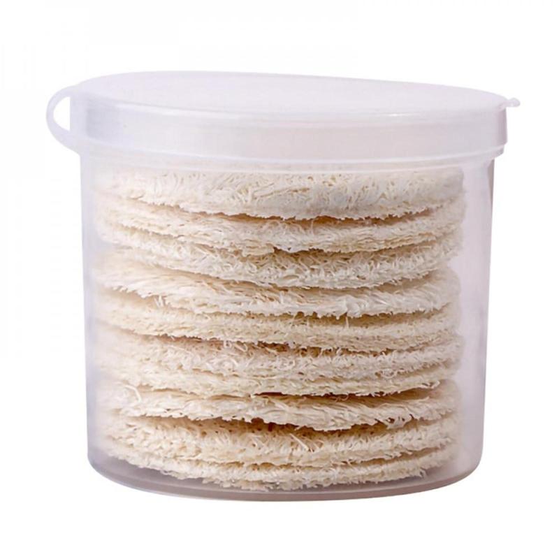 10pcs Loofah Sponge Exfoliating Face Pads, Facial Body Scrubbers Pad, Loofah Pads for Shower, Exfoliating Face & Body Wash Pads, Shower Exfoliating Bath Body Sponge Pads, Back Scrubber Body Wash Pads