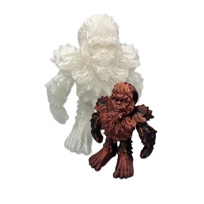 Bigfoot 3D Printed Statue - Personalize Your Home Decor - Unique and Customizable