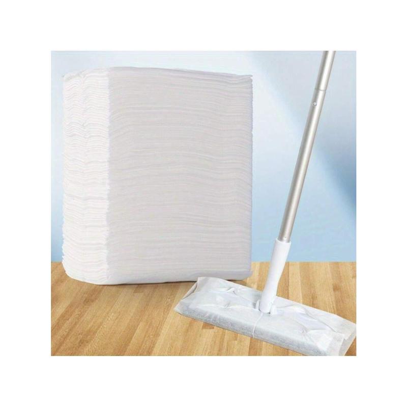 100 Dry Sweeping Cloth: Electrostatic Dust Removal Paper, Disposable Dust-Free Paper Cloth, Dry And Wet Dual Use, Suitable For Living Room, Bedroom, Bathroom, Kitchen, Floor Cleaning