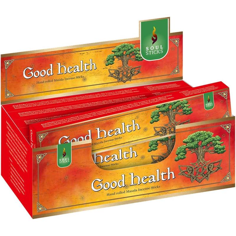 Soul Sticks, 15 G Good Health Natural Masala Incense Sticks (12 PK BOX)