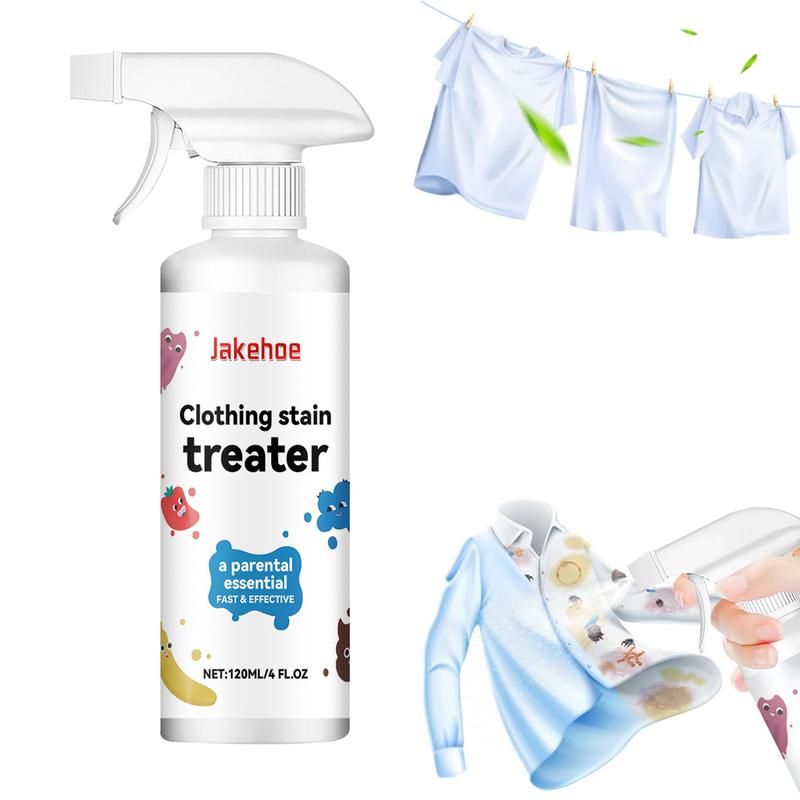 Stain Remover, Stain Treater Clothes Dry-Clean Spray,120ml 4oz Laundry Stain Removal Emulsifier for Clothes