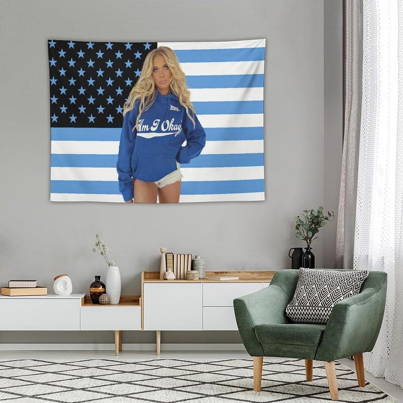 Megan Music Moroney Flag Tapestry Wall Tapestry Poster Suitable for College Dormitory Cave Bedroom Living Room Party Decoration Merch 30