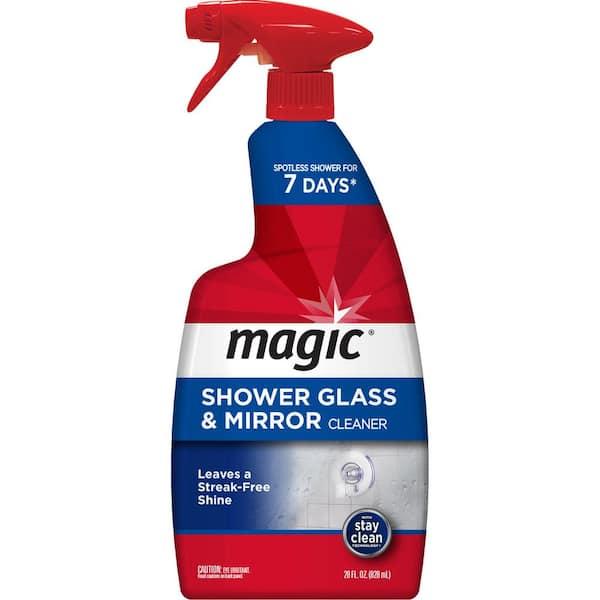 WL01 Magic 28 oz. Glass Cleaner Spray for Shower and Mirror Household Household