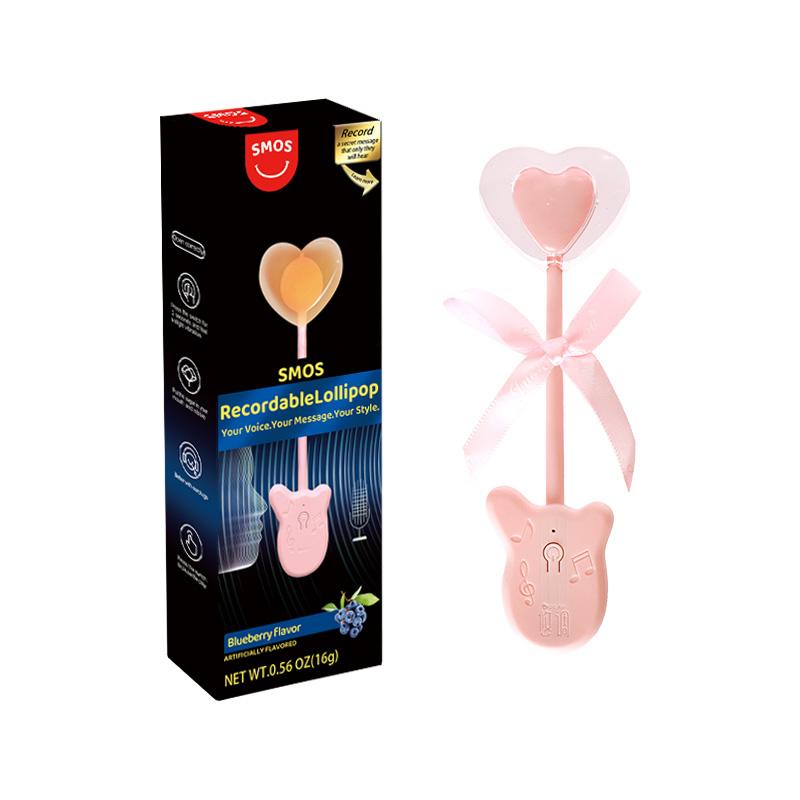 Recordable Lollipops, Bone-Conduction Lollipops with Heart-Shaped Design – The Perfect Christmas and Valentine’s Day Gift. Rechargeable to Keep the Sound of Love Lasting Longer