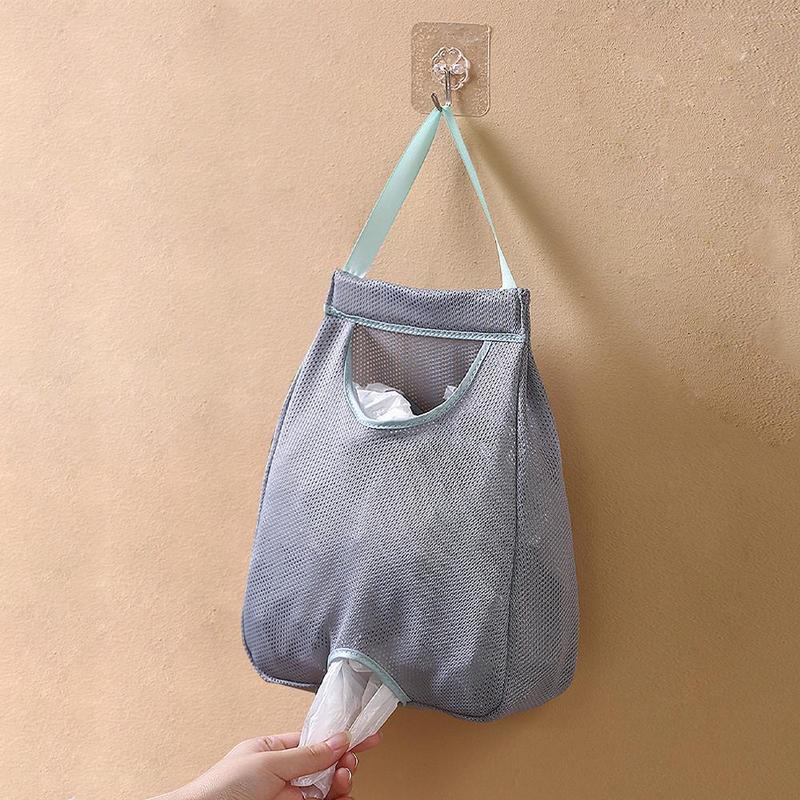 Kitchen Garbage Bag Storage Bag, 1 Count Wall Mounted Bag Holder, Kitchen Storage Organizer for Home Restaurant