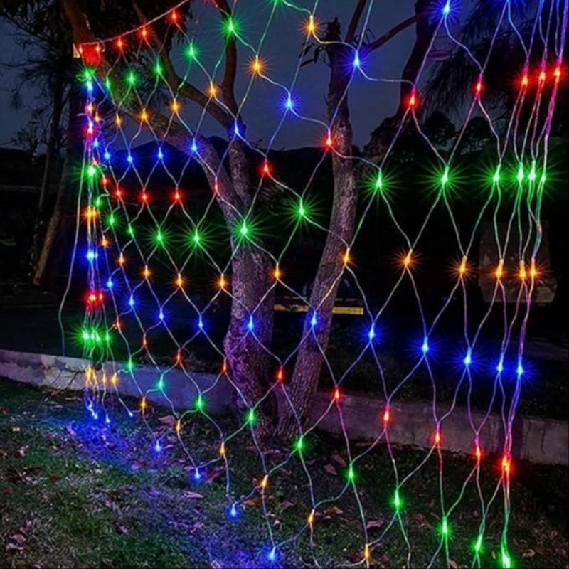 Outdoor Christmas Decorative Light, 360LED String Light, Waterproof Design LED Light for Shrubs, Trees, Hedgehogs, Outdoor Decoration