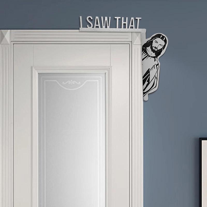 Jesus Letter Design Door Hanging Decoration, Creative Jesus Design Door Hanging Ornament, Home Decor for Living Room Bedroom