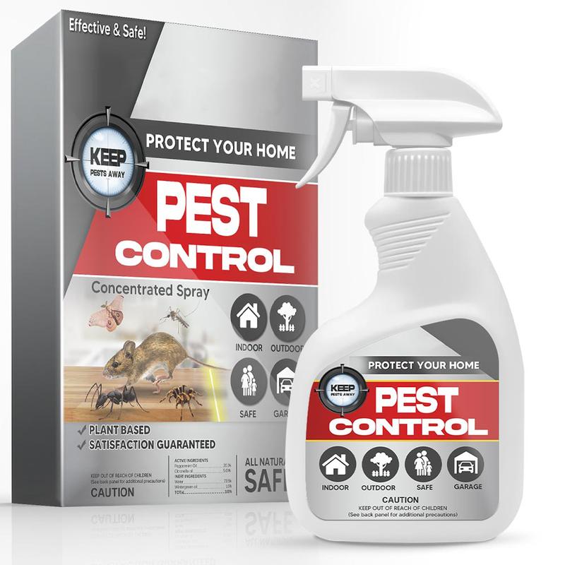 ANEWNICE Pest Control Spray, Mouse Repellent, Peppermint Spray for Mice Repellent, Repel Rodents, Roach, Ant, Spider & Other Pest, 1P