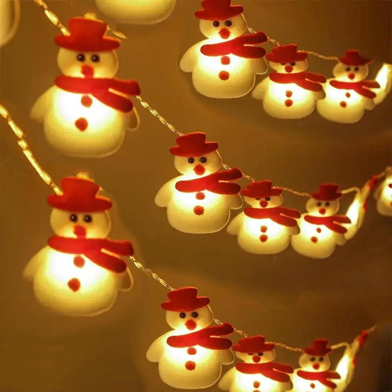 Christmas Design LED Light String, 1 Count Christmas Battery Powered Fairy Lights Decorations Supplies, Decorative Light for Home Party Festival, Home Decor