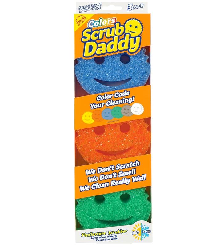 Color Sponges - Scratch-Free Multipurpose Dish Sponges for Kitchen, Bathroom + More - Household Cleaning Sponges Made with BPA-Free Polymer Foam (3 Count)