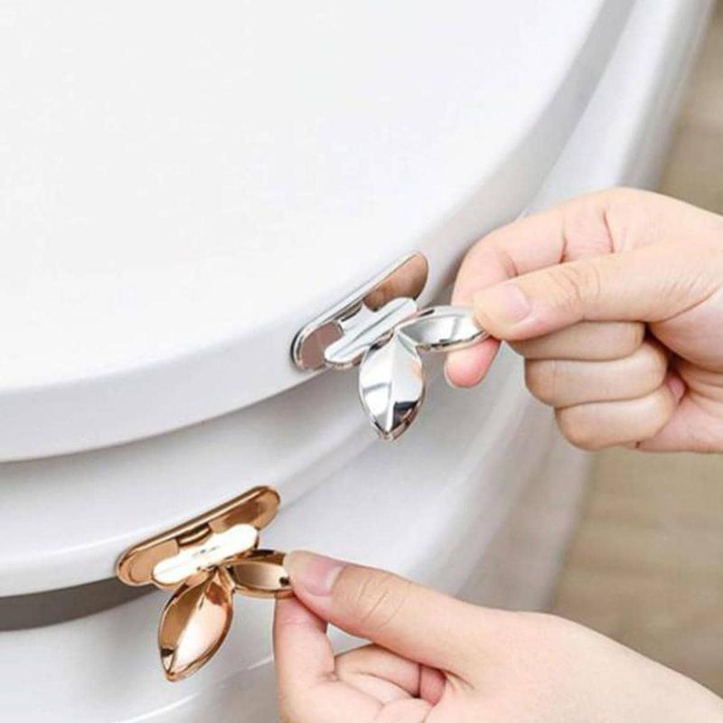 Toilet Lid Lifter, 2pcs Creative Toilet Lid Handle, Multifunctional Bathroom Gadget