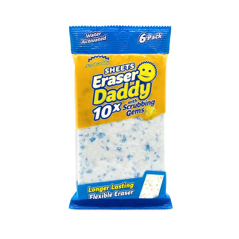 Eraser Daddy 10X Sheets (6ct) - Perfect for Travel and Household Cleaning