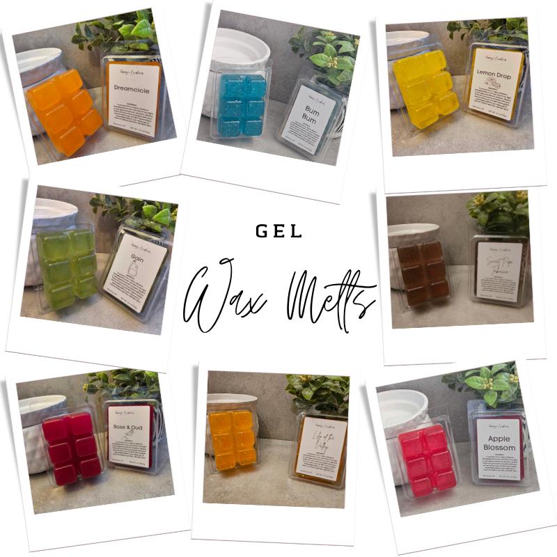 Gel Wax Melt Packs | Pick Your Favorites or Discover Your Next Favorite Scents | Jelly Melts | Highly Fragranced | Strong Scents | Scents Last 2x As Long | Candle Decor