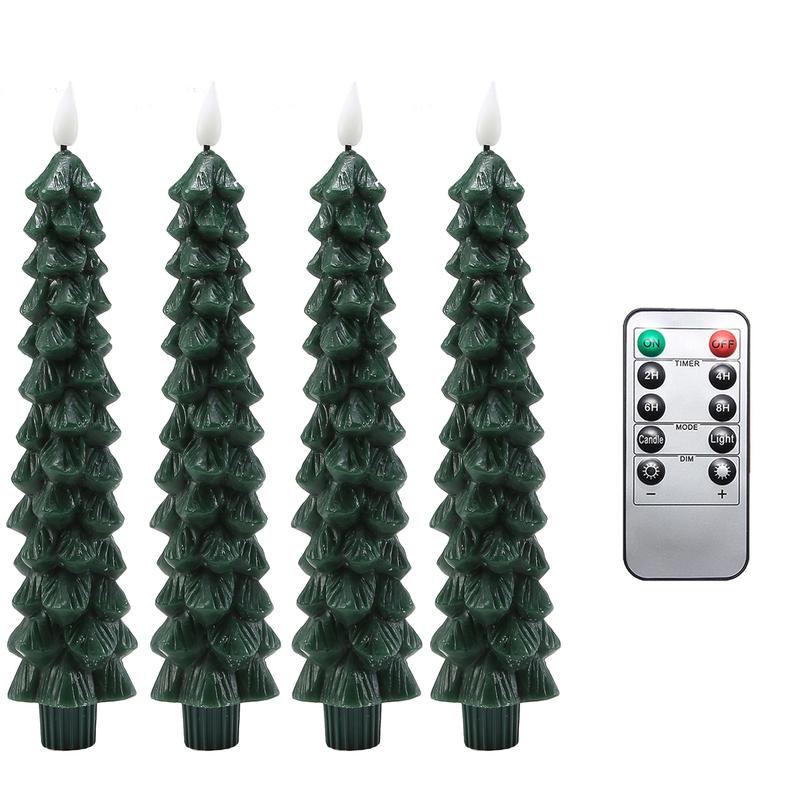 Christmas 2024 ornament Christmas Decoration Tree Candles Christmas Tree Candles For Gift  Light with Remote