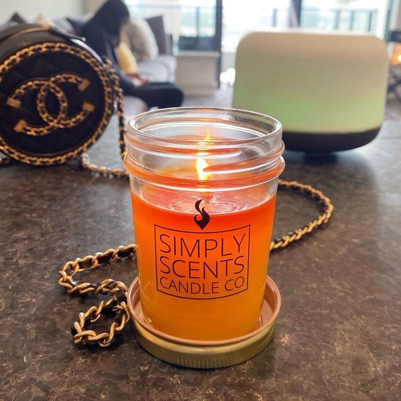 8oz. Triple Scented Hand Poured Strong CANDLE