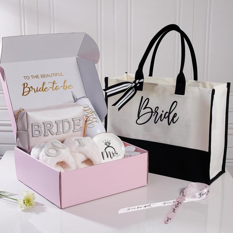 7-Piece Bridal Shower Gift Set-Wedding Gifts for Bride To Be,Bachelorette Party Gifts for Women Bride,Future Mrs,Bride Gifts Set