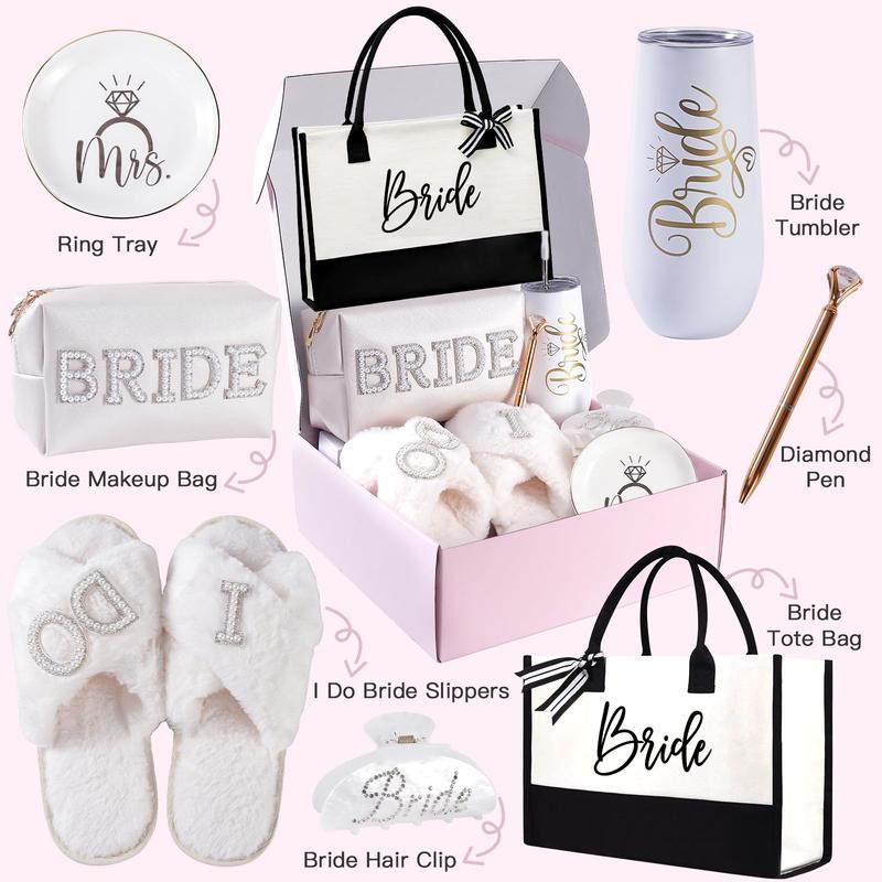 7-Piece Bridal Shower Gift Set-Wedding Gifts for Bride To Be,Bachelorette Party Gifts for Women Bride,Future Mrs,Bride Gifts Set