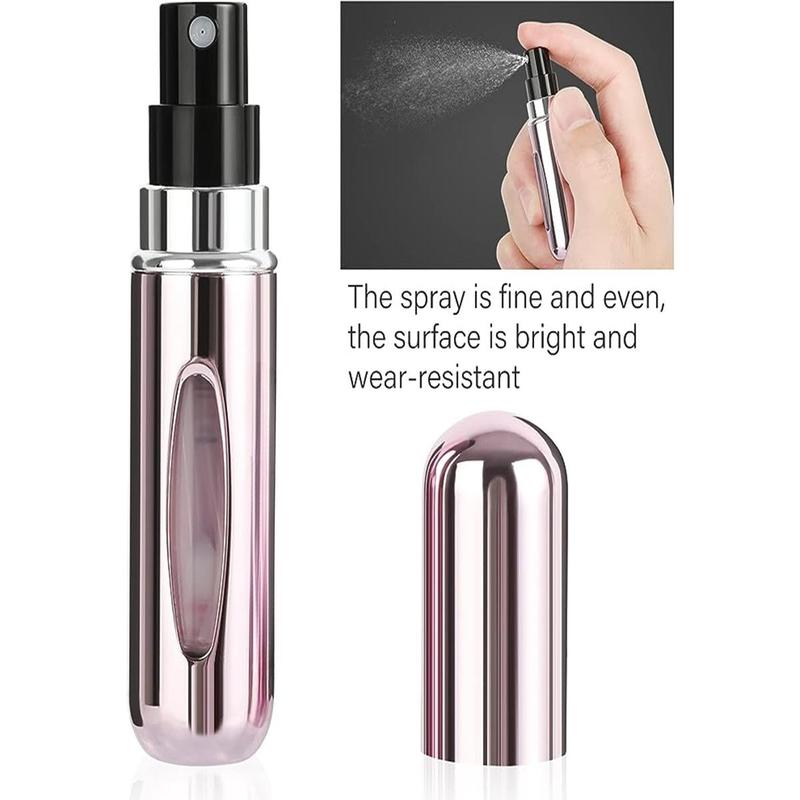 10ml Empty Perfume Spray Bottle, 3 Counts Portable Refillable Perfume Atomizer, Empty Perfume Dispenser for Travel, Outing, Camping, Hiking, Summer Gift Ideas, Travel Essentials