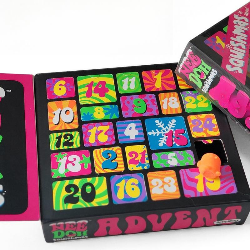 Advent Calendar with 24 Mini Toys for Christmas Countdown - Perfect Christmas Gifts for All Ages