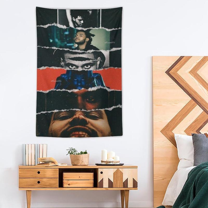 The Singer Hip Hop Weeknd Rapper Tapestry Flag for Home College Dorm for Bedroom Wall Décor 40 * 60in