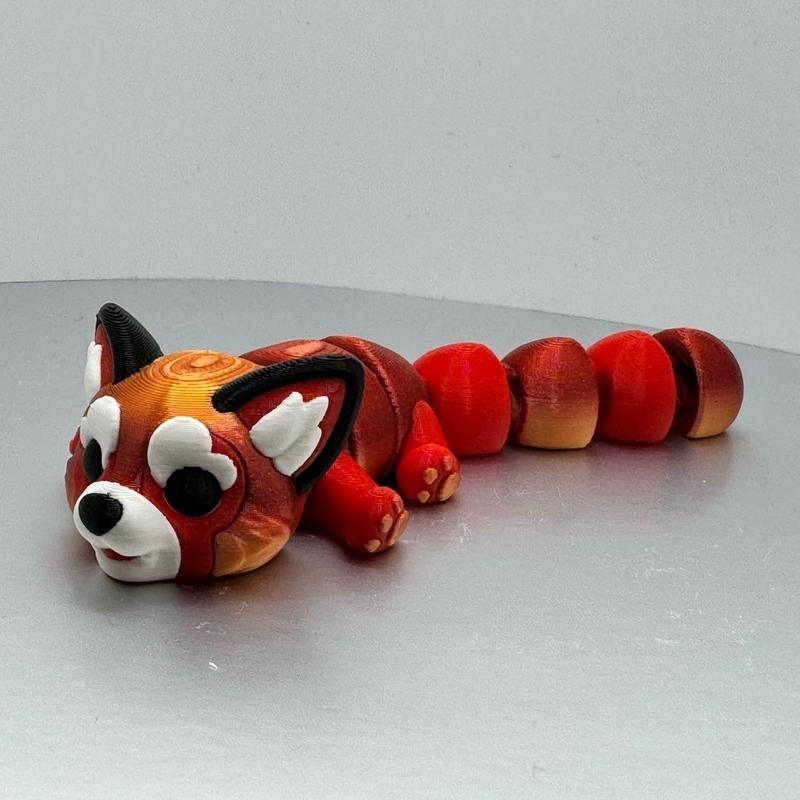 5” Articulating Flexi Red Panda designed by ArtFlex