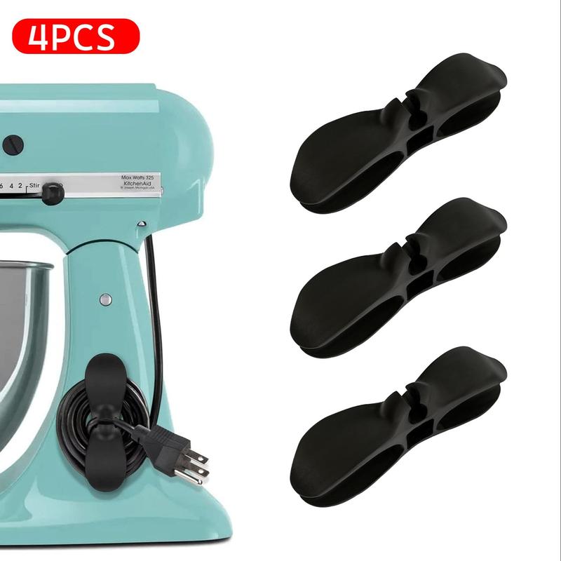 Kitchen Appliance Cord Winder, 4pcs Cord Organizer for Appliances, Cord Holder Cable Organizer for Home Kitchen