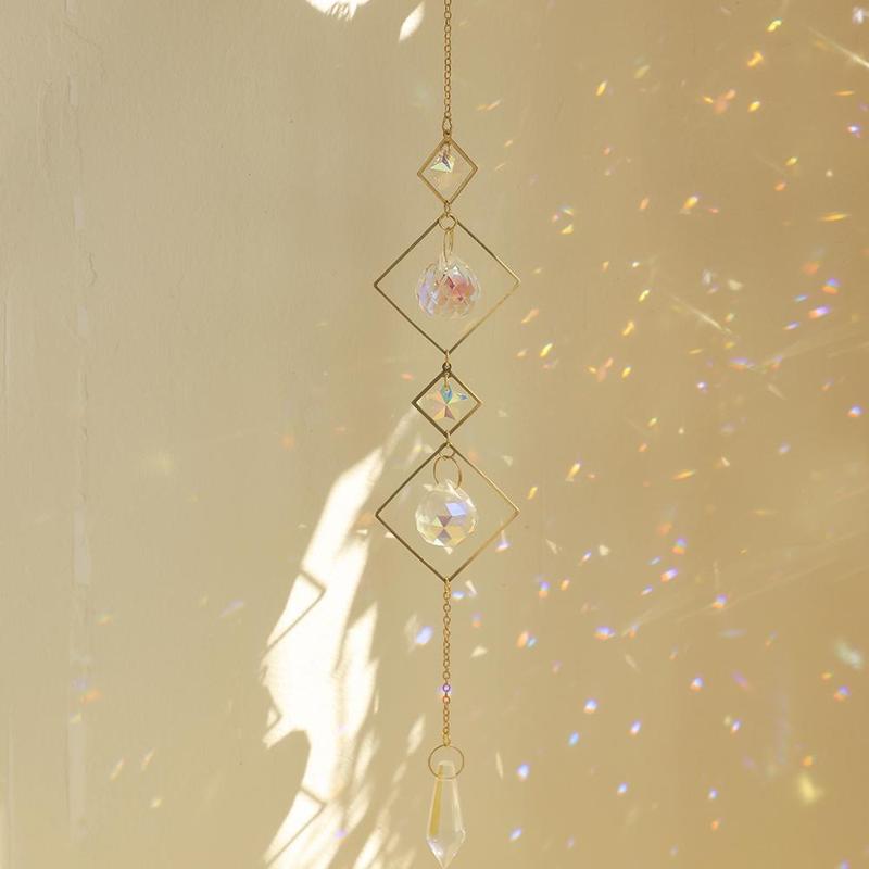 Sun Catcher Hanging Decor, 1 Count Modern Hanging Ornament, Hanging Decor for Home Garden Party Wedding, Home Decor Ideas