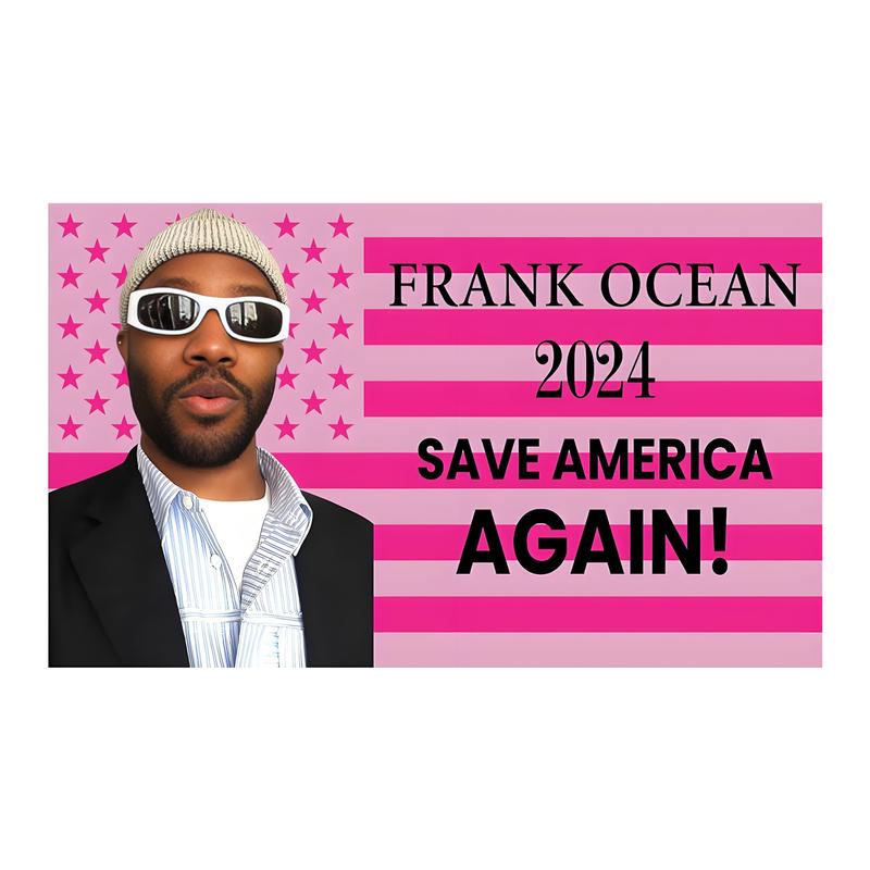 2024 FRANK OCEAN SAVE AMERICA AGAIN Flag 3x5ft funny flag with brass grommets suitable for room, bedroom, outdoor, party, college dorm decoration flag wall decoration banner