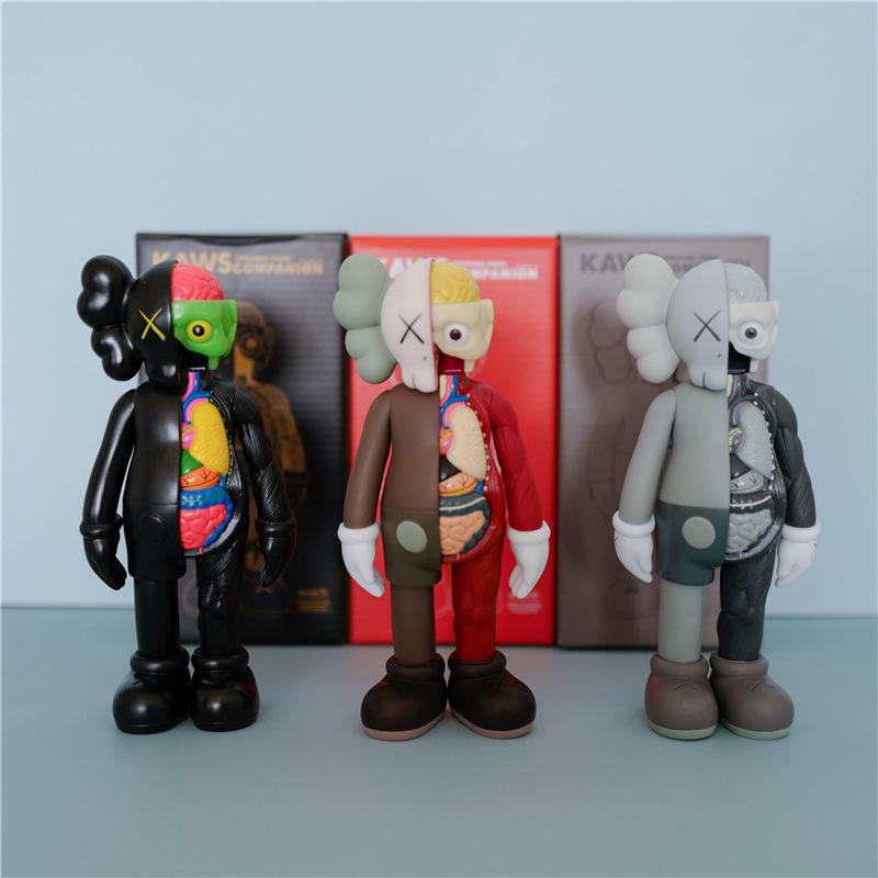 Halloween Kaws 8IN 20CM Decorative Sculpture Hypebeast Home Decor Statue, Art Figurine Halloween Gifts Halloween Decor