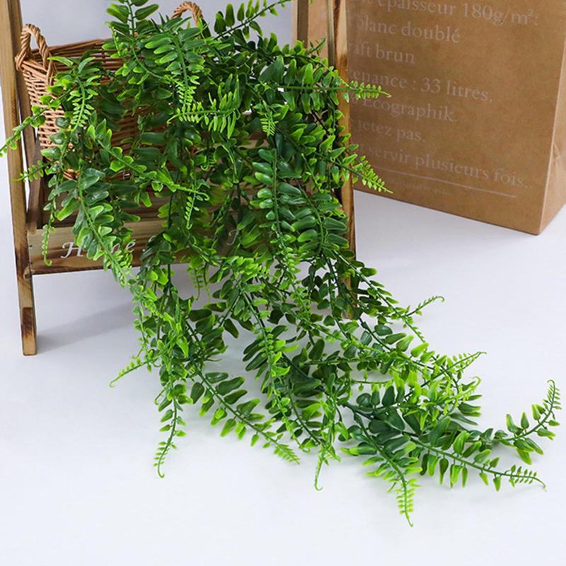 Artificial Wall Hanging Vine Ornaments, 1 Count Modern Simple Realistic Faux Hanging Plant, Fake Indoor Plants Ornaments, Simulated Moss Plant