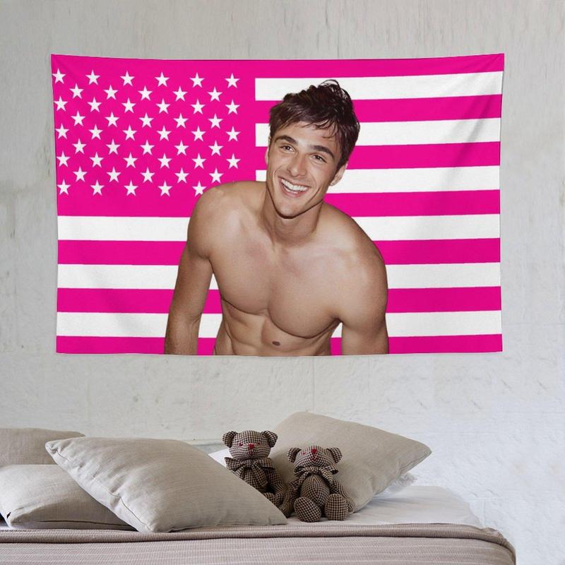 Jacob Elordi Flag Funny Jacob Flag for Wall Hanging poster Tapestry, Jacob Elordi 40 * 60in Tapestry,Funny Flag Decorations,Flag for Room, Dorm, Outdoor, Parties,Gift