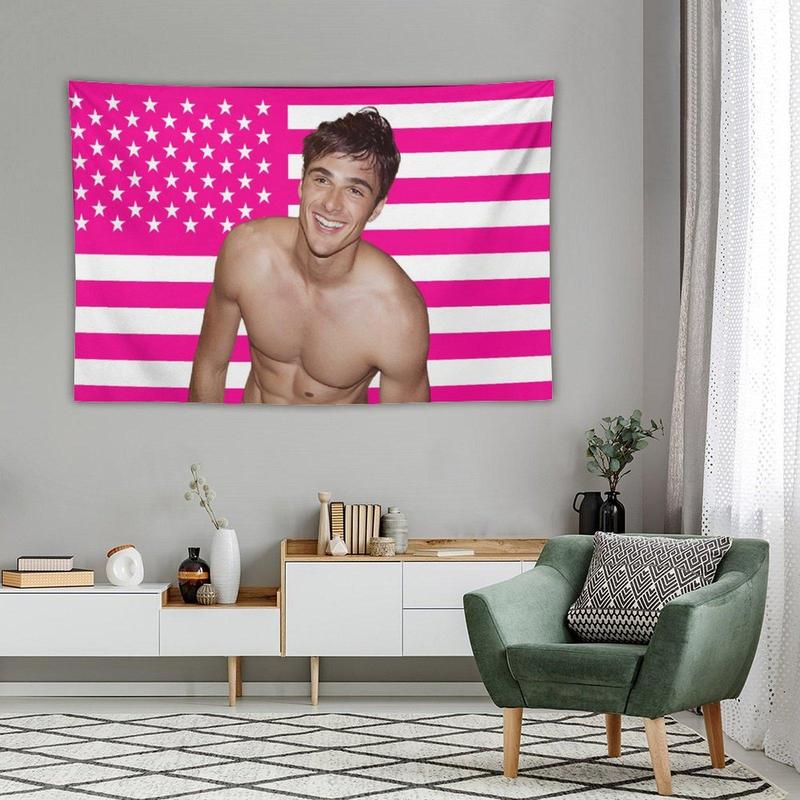 Jacob Elordi Flag Funny Jacob Flag for Wall Hanging poster Tapestry, Jacob Elordi 40 * 60in Tapestry,Funny Flag Decorations,Flag for Room, Dorm, Outdoor, Parties,Gift