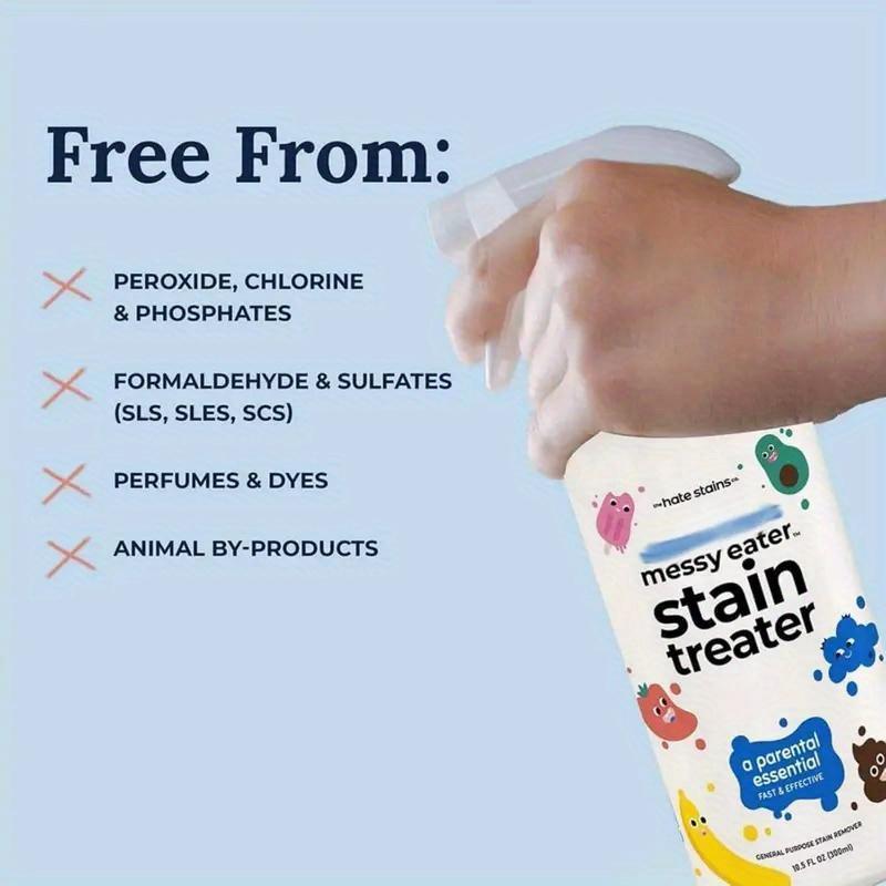 Stain Remover Spray-Stain Treater for Laundry Laundry Stain Remover Spot Cleaner for Food, Grease, Blood and Pet Stains, Underwear, Fabric, non-harmful to clothes