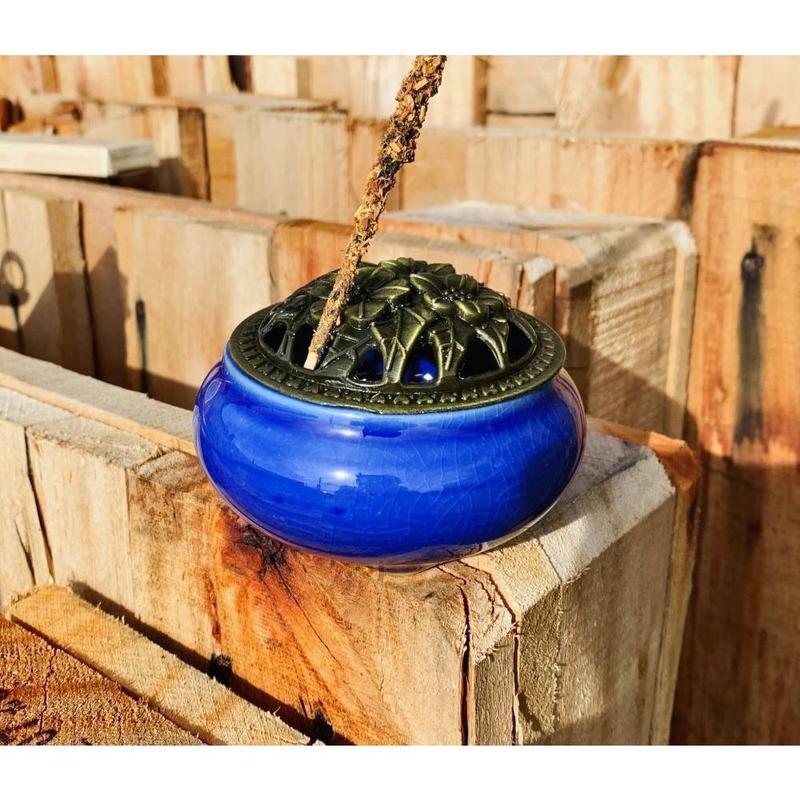 Incense Burner | Smudge Bowl | Ceramic Charcoal Gift Nature