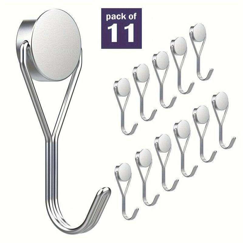 Magnetic Hook, 4 7 11pcs Durable Magnetic Hook, Strong Magnetic Hooks for Hanging, Refrigerator, Kitchen, Locker, Door