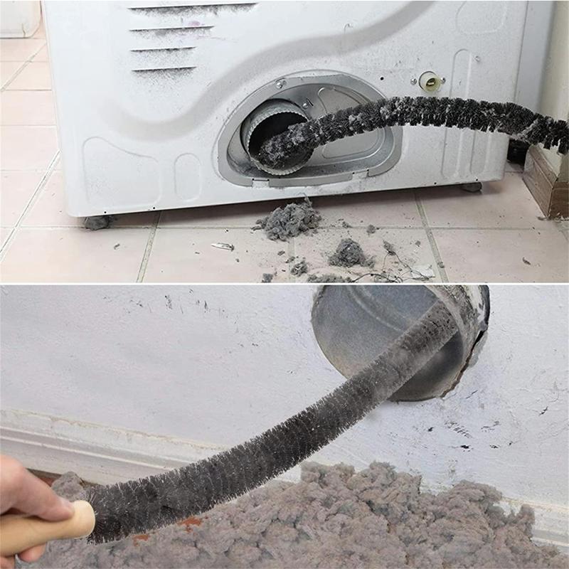 Stainless Steel Washing Machine Cleaning Brush, 1 Count Multifunctional Long Handle Cleaning Brush for Washing Machine