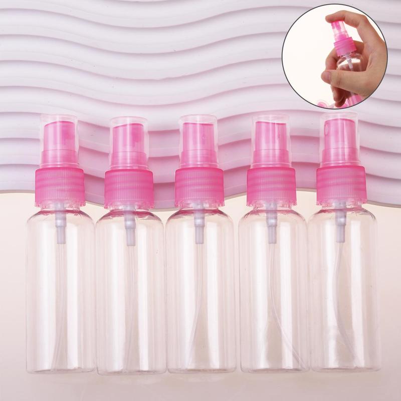 50ml Travel Spray Bottle, Portable Clear Press Type Empty Spray Bottle, Refillable Spray Bottle for Skin Care, Cosmetic, Travel, Outing, Camping