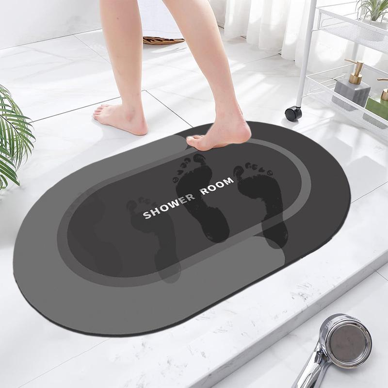 Bathroom Rugs Mat Bath Mat Super Absorbent Quick Dry Non Slip Rubber Backing for Bathroom Floor Bathtub Vanity Bathmat Shower Room