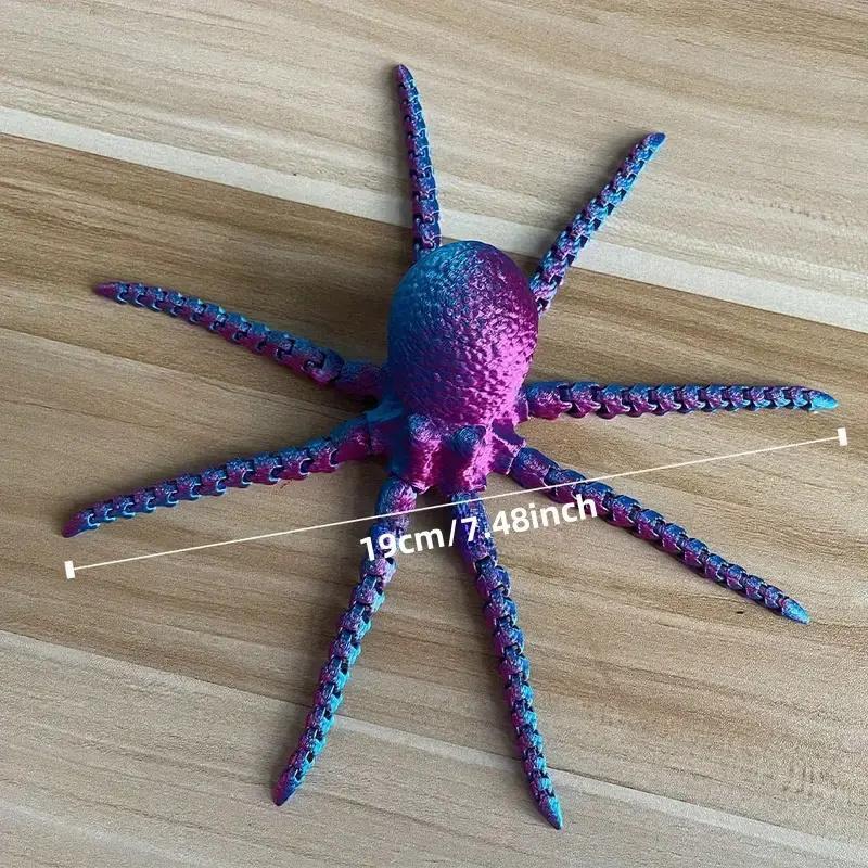 3D Printed Octopus Design Ornament, Creative Desktop Decoration, Home Decor for Living Room Bedroom Office, Gift for Friend & Family