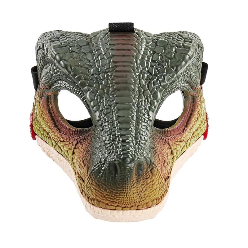 Dinosaur Mask, Realistic Dinosaur Mask with Jaw That Opens, Dress Up Toy for Boys & Girls, Birthday Gift, Party Supplies