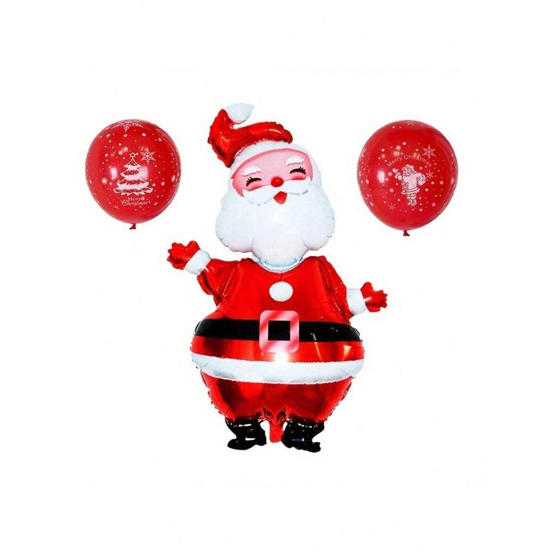 2pcs Christmas Oversized Decorative Balloons 47 Inches (119.2 Cm) Suitable For Christmas Party Decoration Supplies Christmas Aluminum Foil Balloons Christmas Balloon Decoration,Christmas