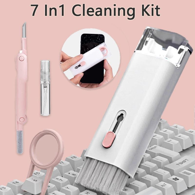 Multifunctional 7 In 1 Cleaning Kit Headset Cleaning Pen Set Keyboard Cleaner Cleaning Tools Cleaner Keycap Puller Kit