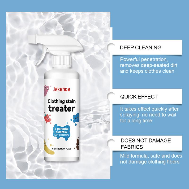 Stain Treater Spray - Newborn & Baby Essentials - No Dry Cleaning Food, Grease, Coffee Off Laundry, Underwear, Fabric Household