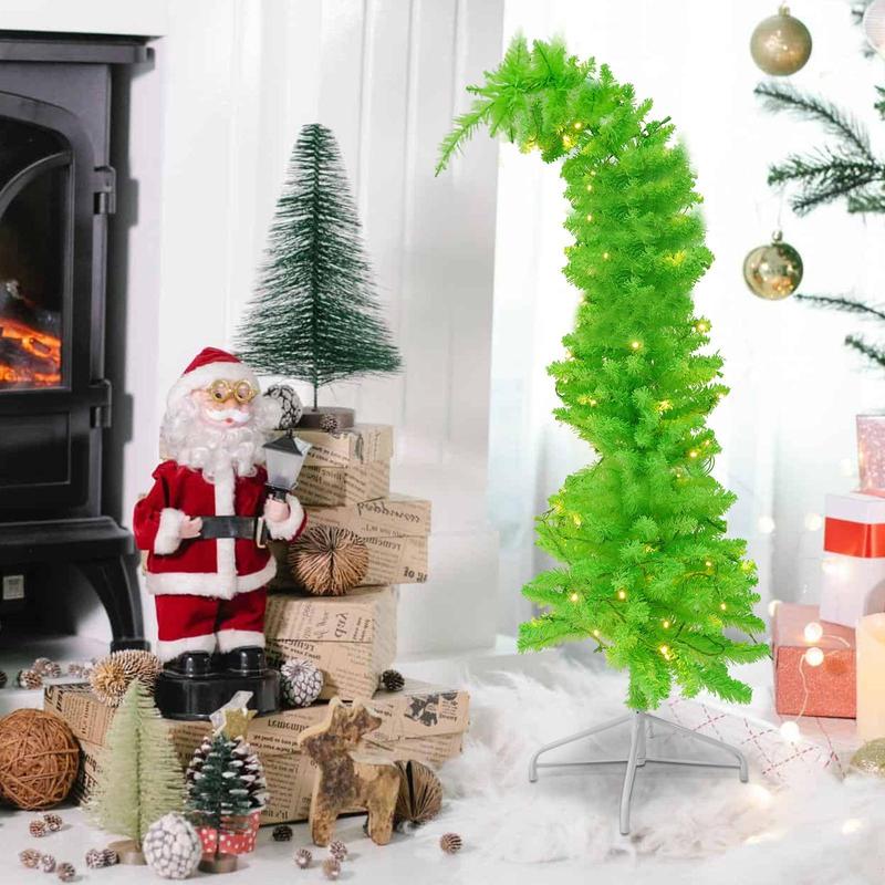 6FT Bendable Artificial Christmas Tree - Easy Assembly, Perfect for Cozy Home Holiday Vibes | Must-Have Festive Decor for a Magical Christmas! christmas celebration holiday time traditional  christmas（no light））