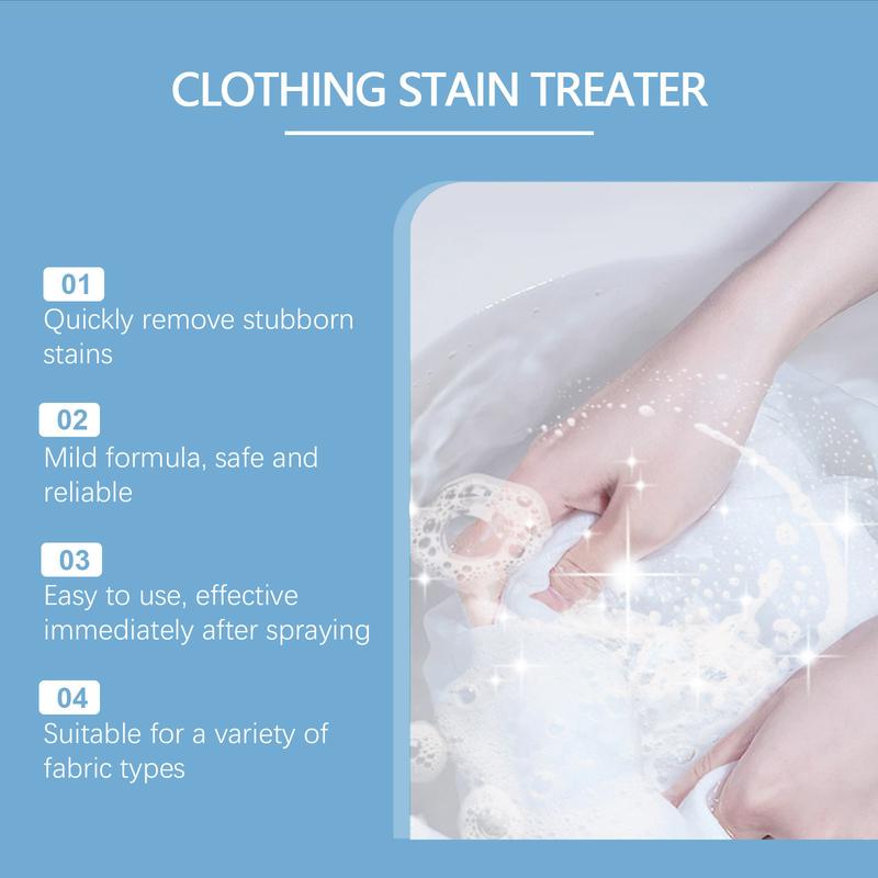 Stain Treater Spray - Newborn & Baby Essentials - No Dry Cleaning Food, Grease, Coffee Off Laundry, Underwear, Fabric Household