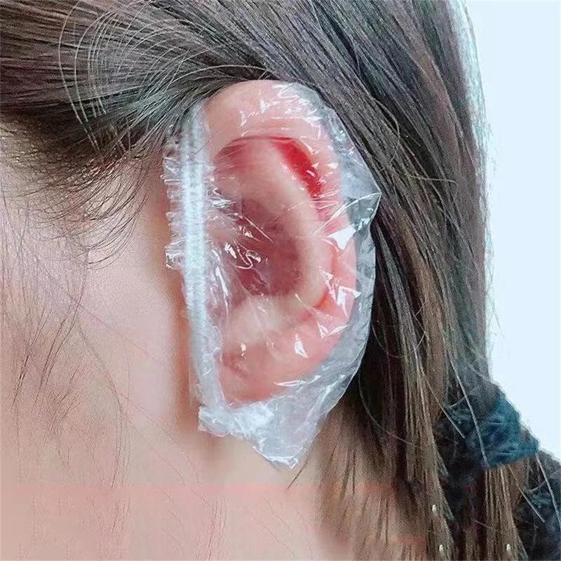 Disposable Ear Cover, 30pcs set Waterproof Ear Protector, Ear Cover for Hair Dye Shower Bathing, Christmas, Christmas Gift