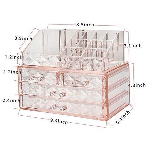 Makeup Organizer - 2 Styles Available - Pink Makeup Organizer Box Boxes organizer bag