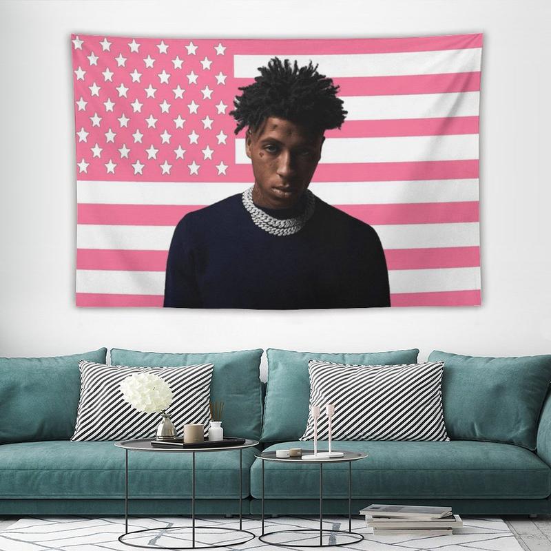 YoungBoy Never Broke Again Tapestry poster concert banner bedroom living room sofa dormitory bedside wall decoration painting