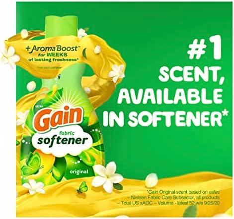 Fabric Softener, Original Scent, 140 fl oz, 190 Loads, HE Compatible, Packaging may vary Household Cleaning